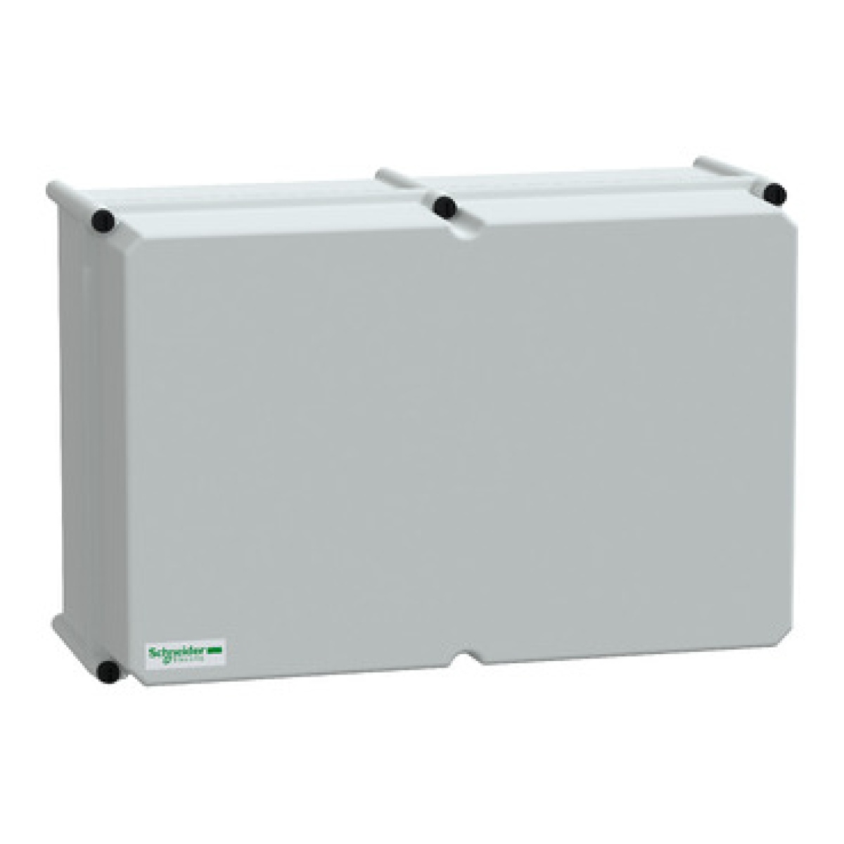 PLS box, polyester rear, opaque PC cover IP66 36x54x23cm
