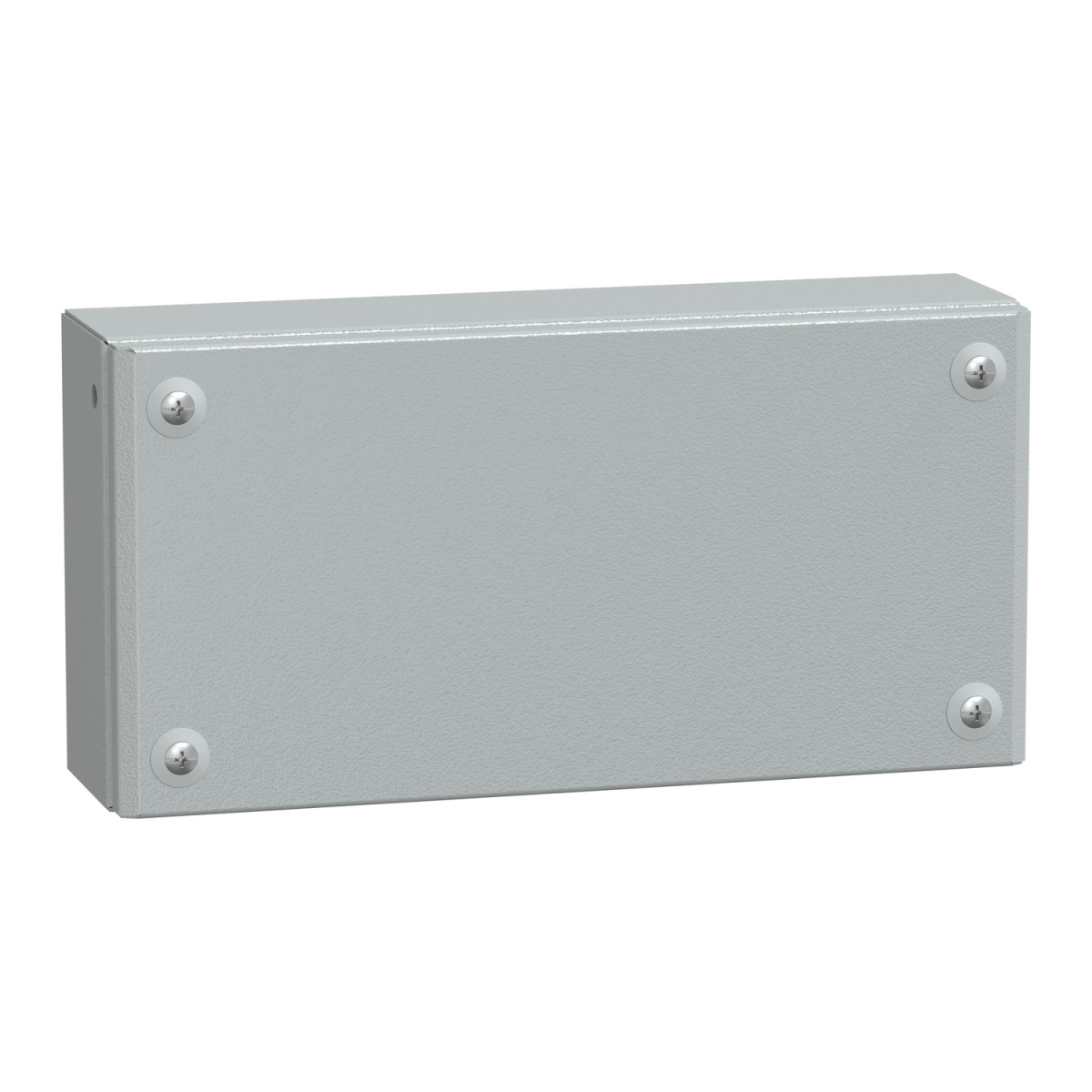 Metal industrial box plain door H200xW300xD80 IP66 IK10 RAL 7035