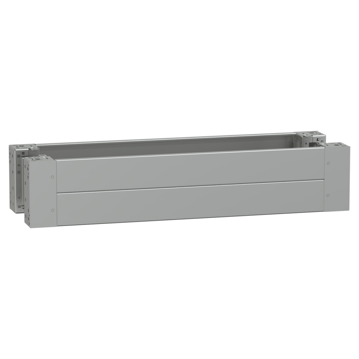Spacial - plain front panel plinth W1000 H200 stainless steel 304L