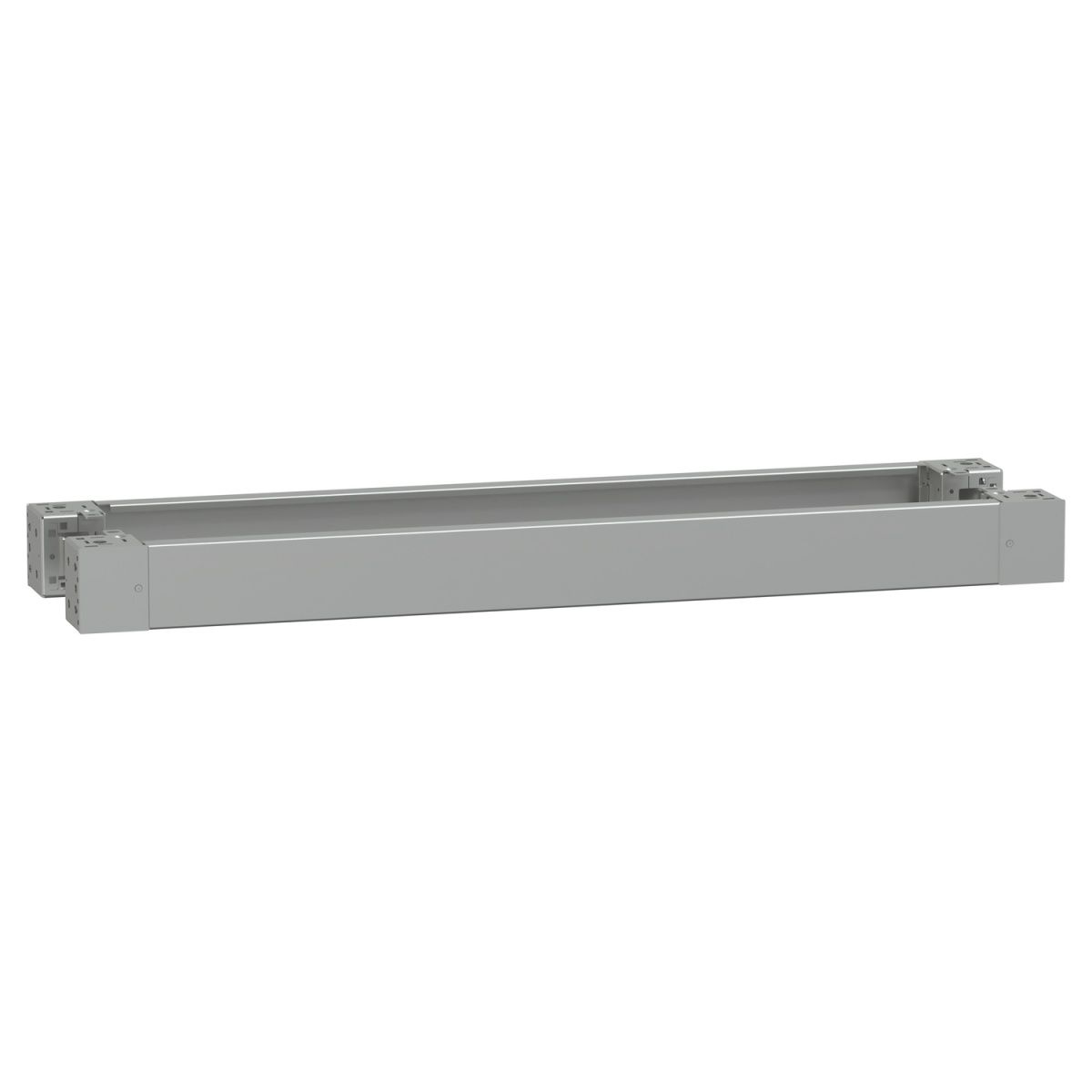 Spacial - plain front panel plinth W1200 H100 stainless steel 316L