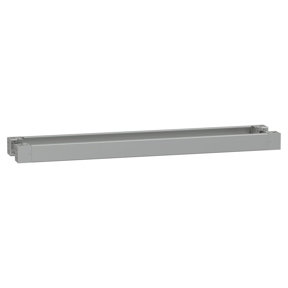 Spacial - plain front panel plinth W1600 H100 stainless steel 304L