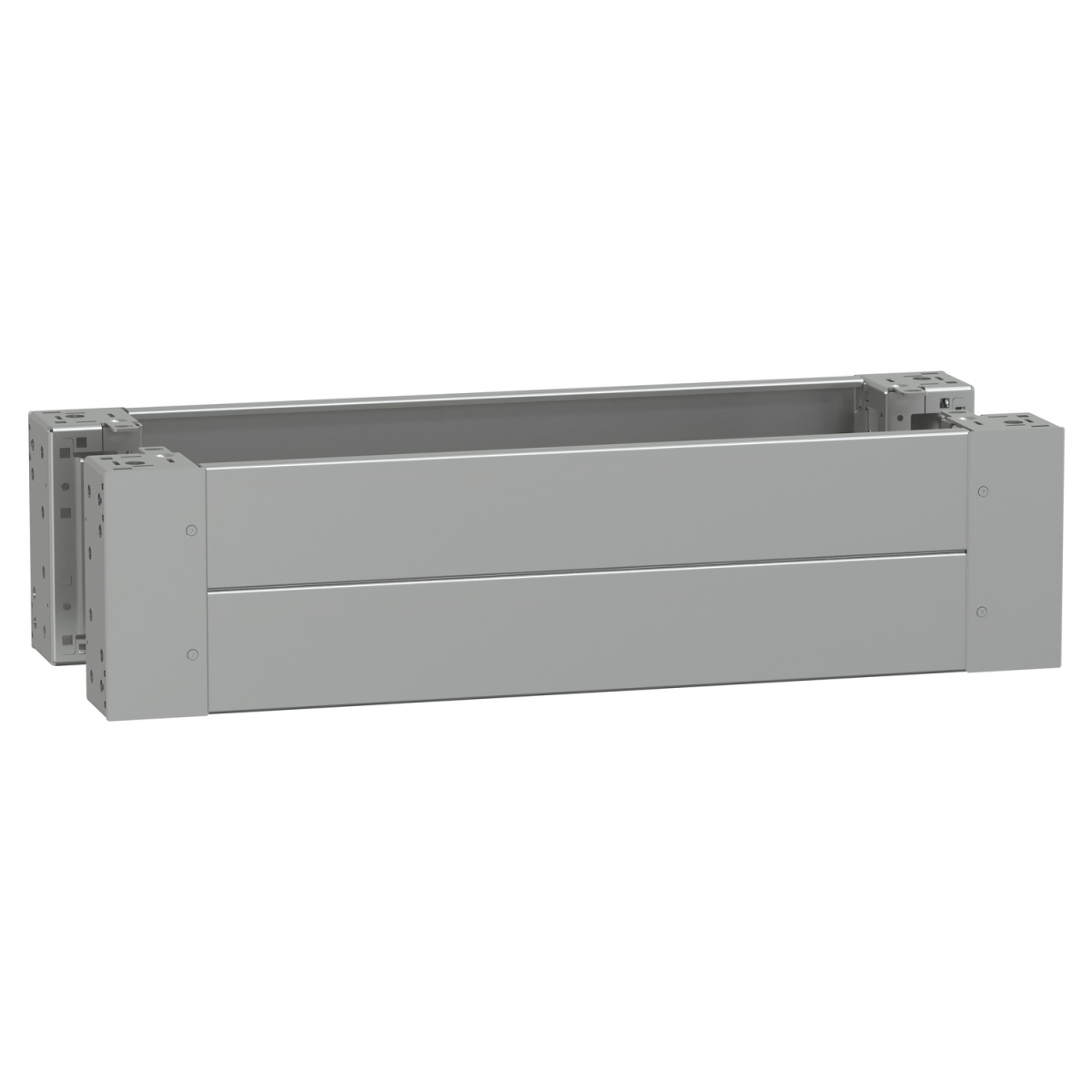 Spacial - plain front panel plinth W800 H200 stainless steel 316L