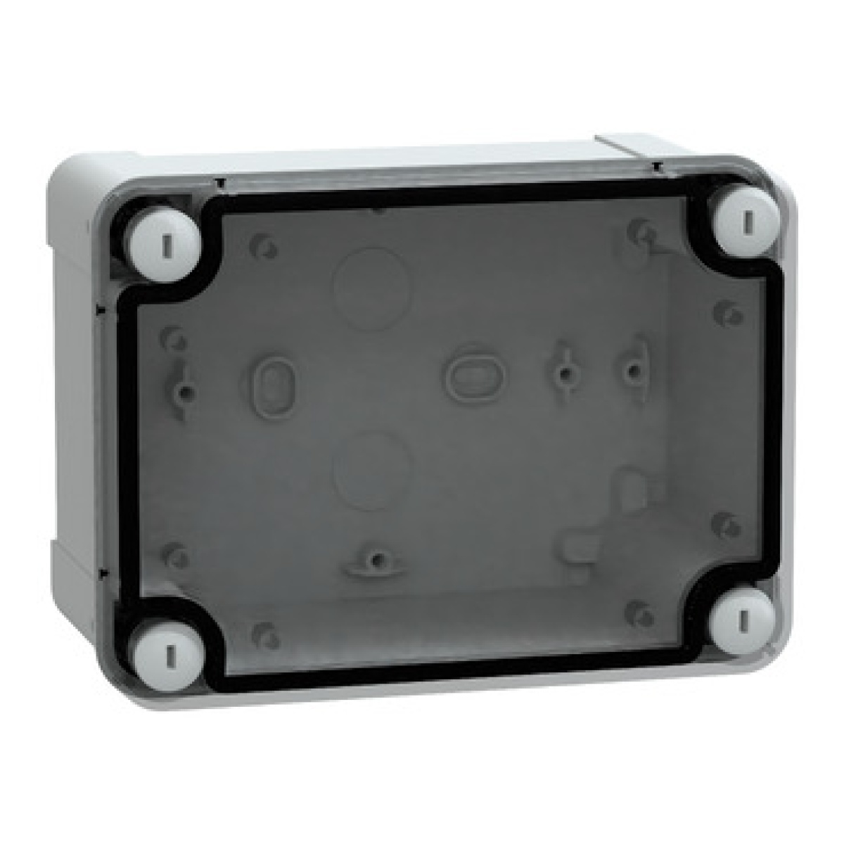 ABS box IP66 IK07 RAL7035 Int.H150W105D80 Ext.H164W121D87 Transp.cover H20