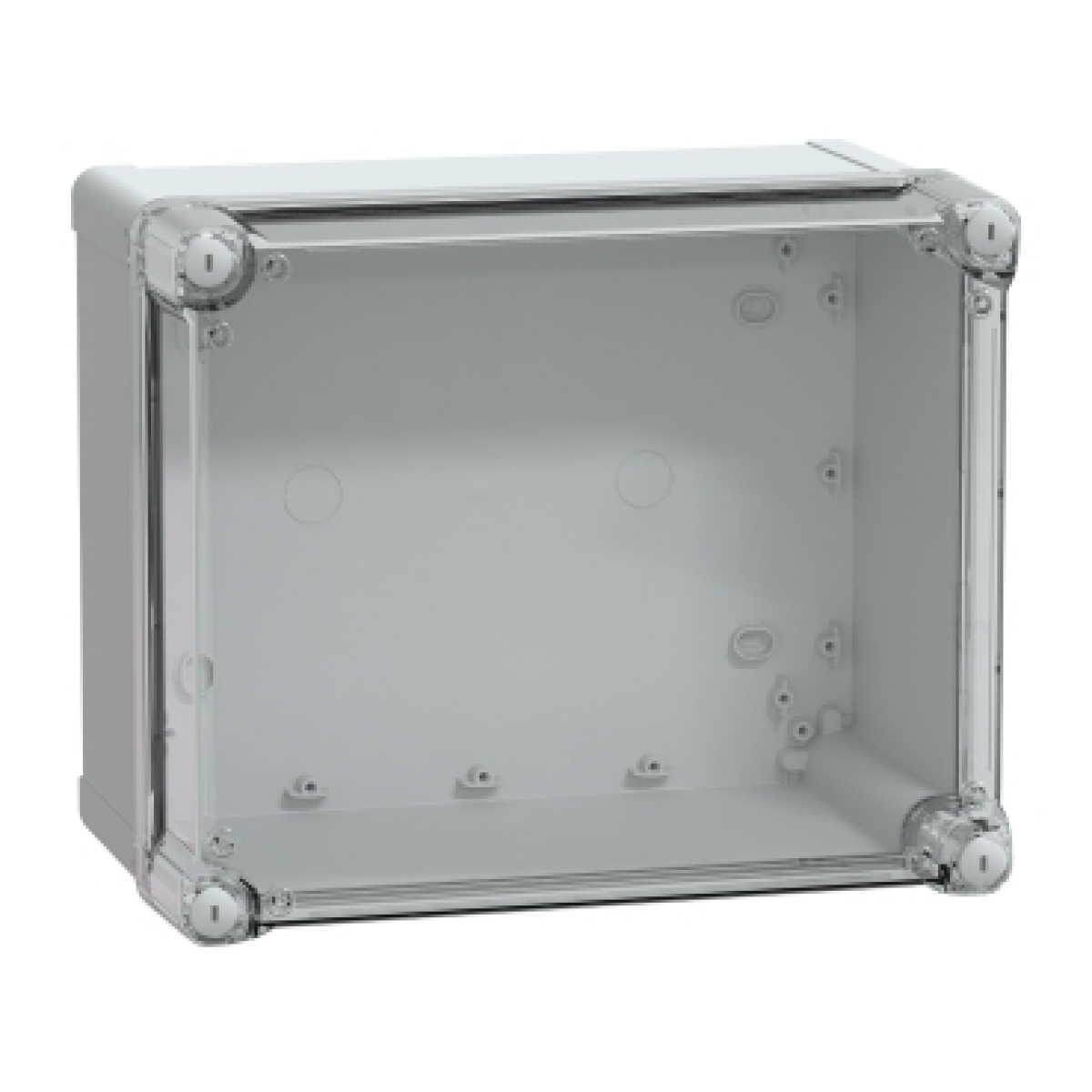 ABS box IP66 IK07 RAL7035 Int.H275W225D160 Ext.H291W241D168 Transp.cover H60