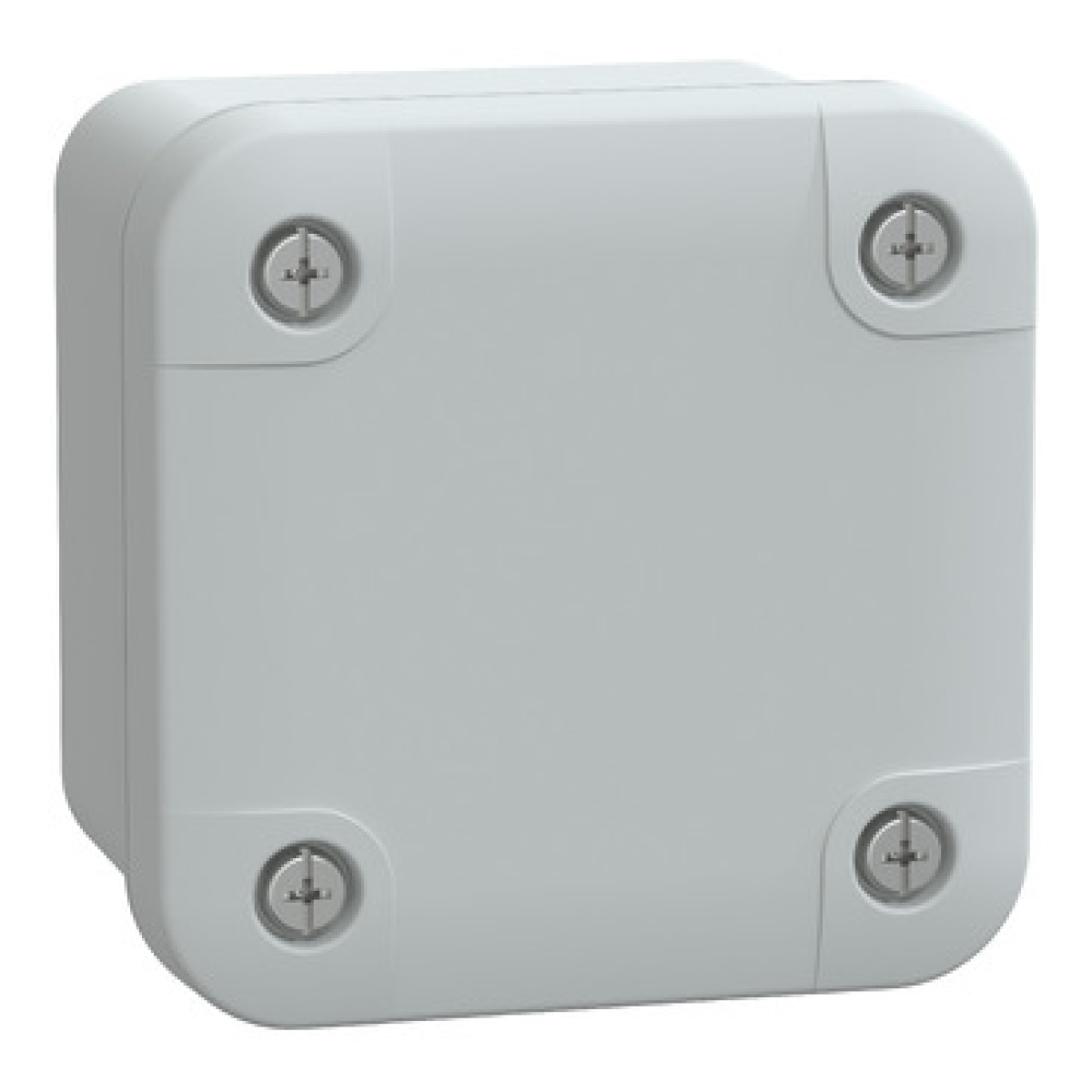 ABS box IP66 IK07 RAL7035 Int.H65W65D45 Ext.H74W74D56 Opaque cover H10