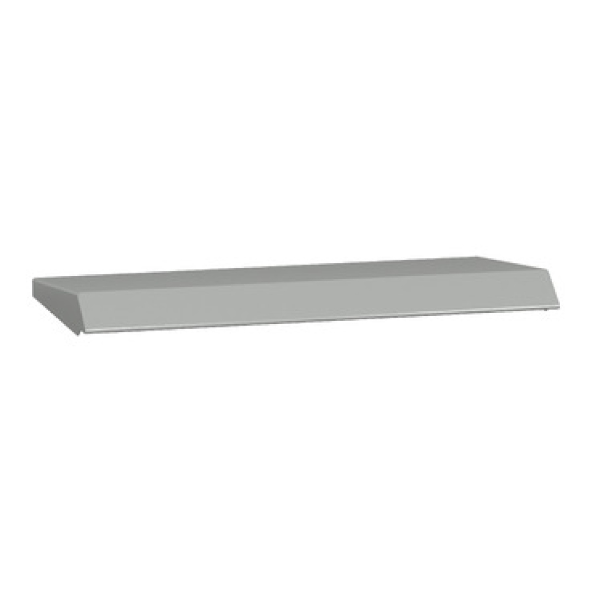 Spacial WM enclosure canopy W400xD150 Colour RAL7035.. Fixings supplied.
