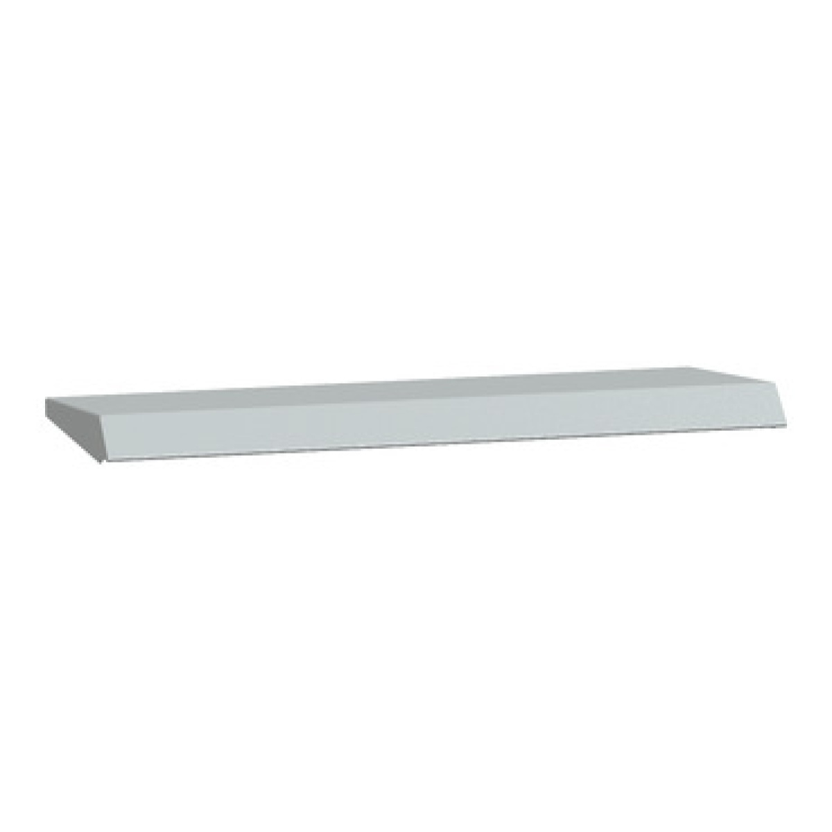 Spacial WM enclosure canopy W600xD250 Colour RAL7035.. Fixings supplied.