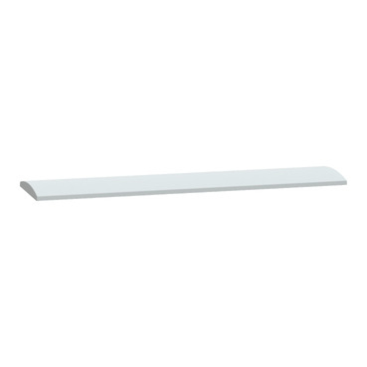 Tejadilho de poliéster para armário PLA W1250xD320 mm