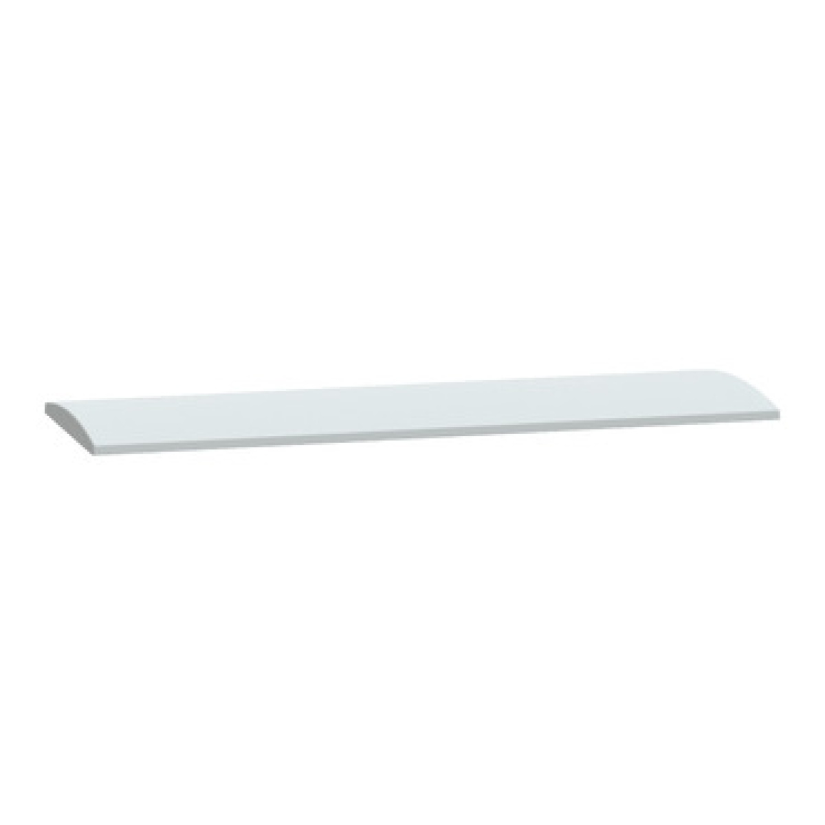 Tejadilho de poliéster para armário PLA W1250xD420 mm