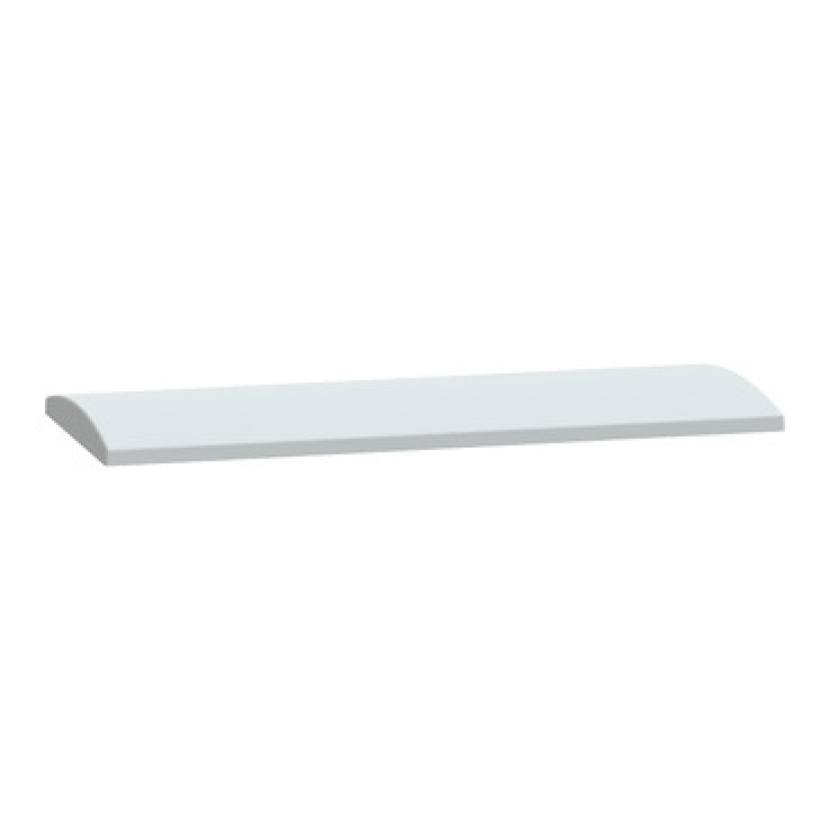 Tejadilho de poliéster para armário PLA W750xD320 mm