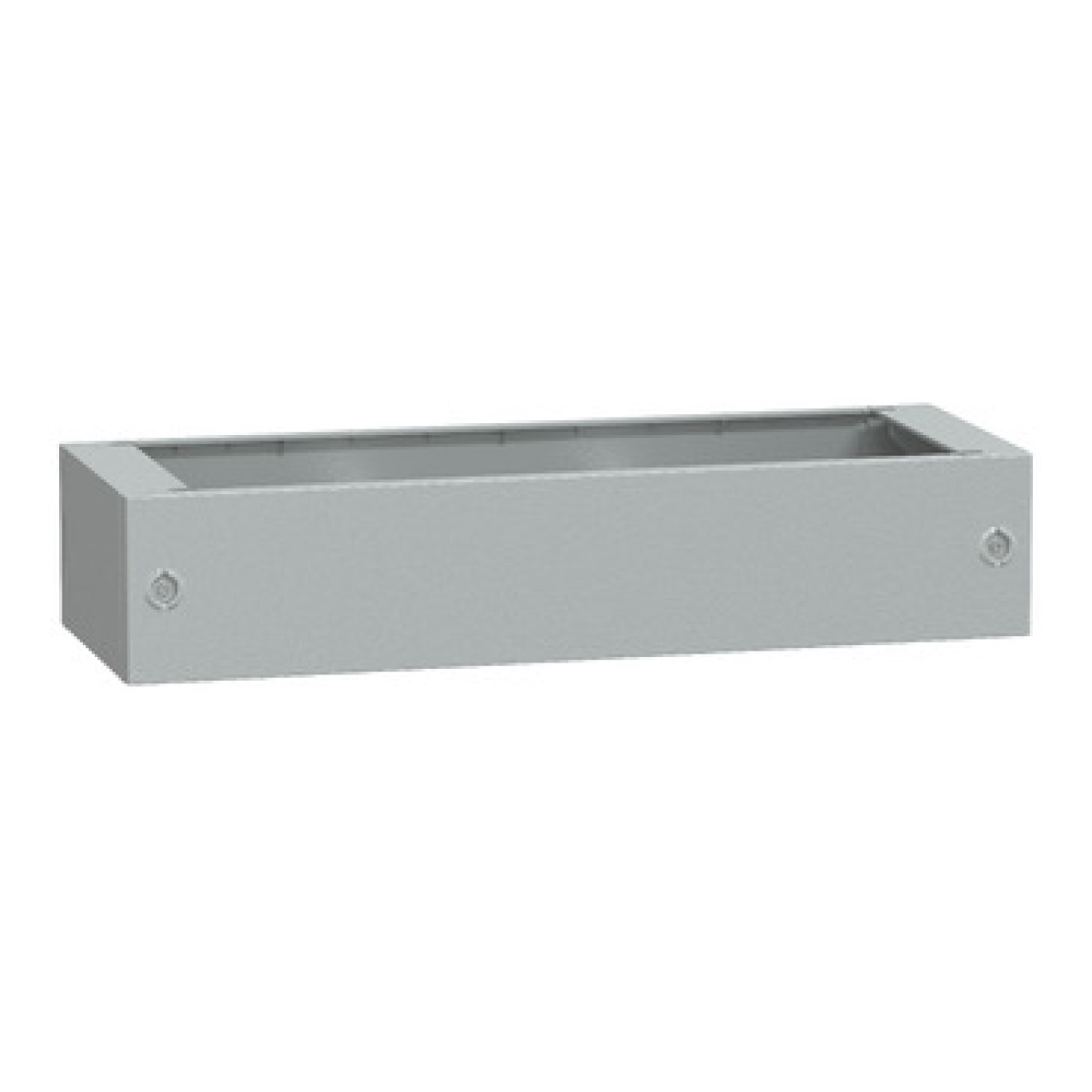 Pedestal de poliéster com vidro reforçadodo inv. PLAT104 abertura frontal IP44-IK10 RAL7035
