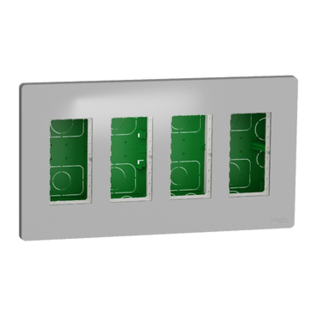 Nova Nova Unica system - Postos de trabalho - encastrar - módulos 4 x 4 - Alumínio