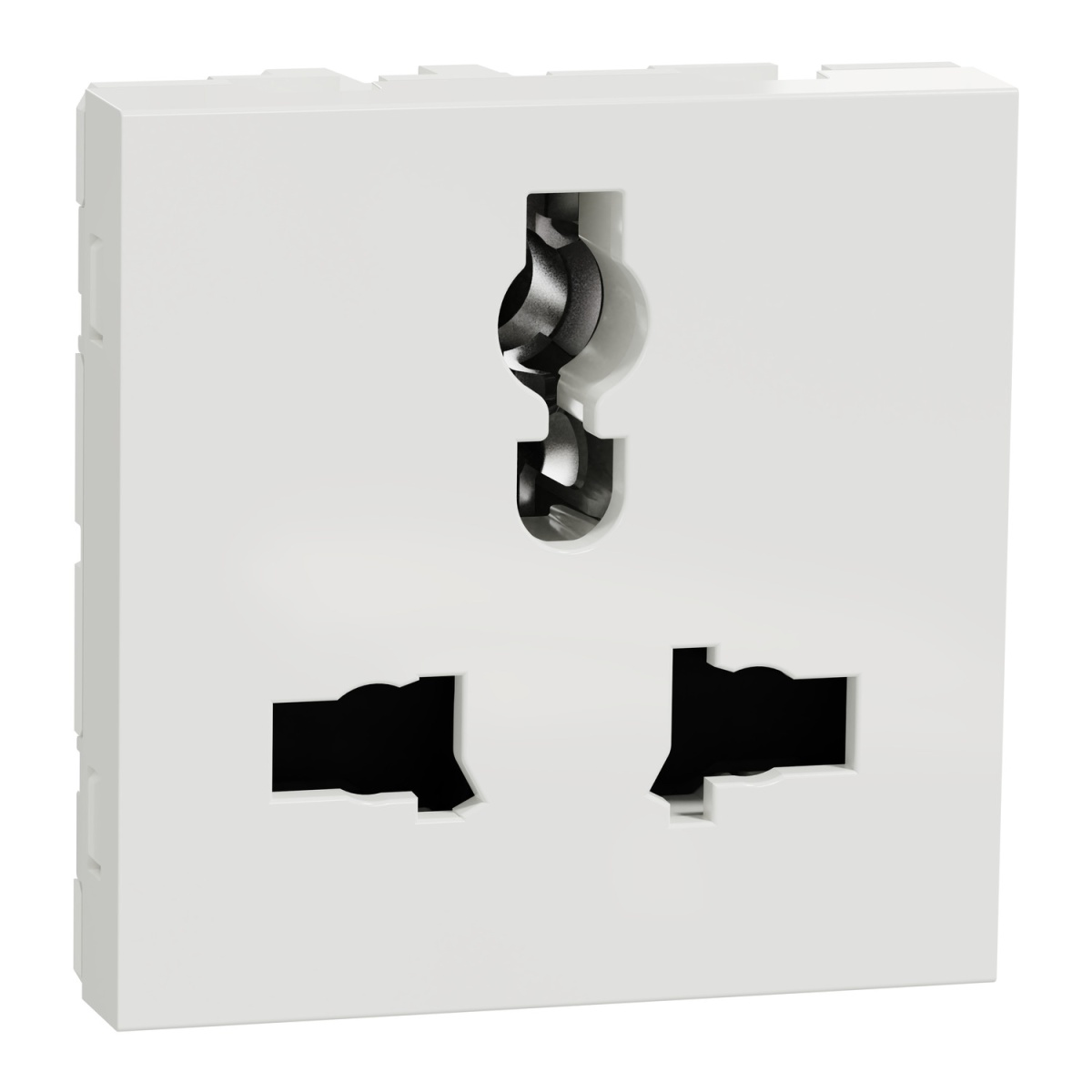 Nova Unica - Tomada Multistandard - 2 módulos - Branco