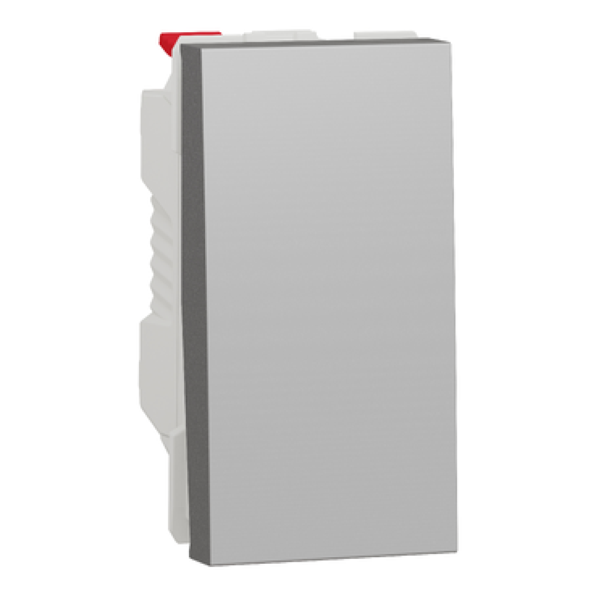 Nova Unica - Interruptor unipolar 1 mód. - 10A - Alumínio