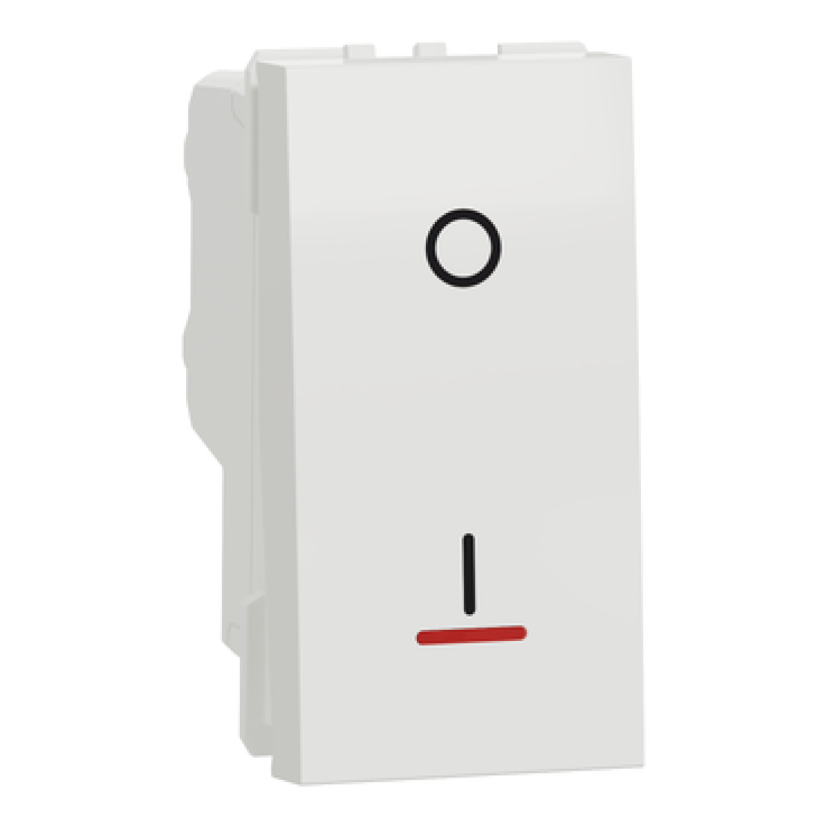 Nova Unica - Interruptor bipolar com sinalizador - 16A - Branco