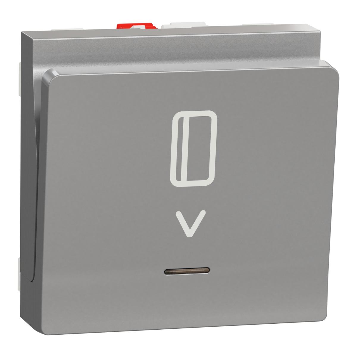 Nova Unica - Interruptor de cartão - luminoso - 10A - Alumínio