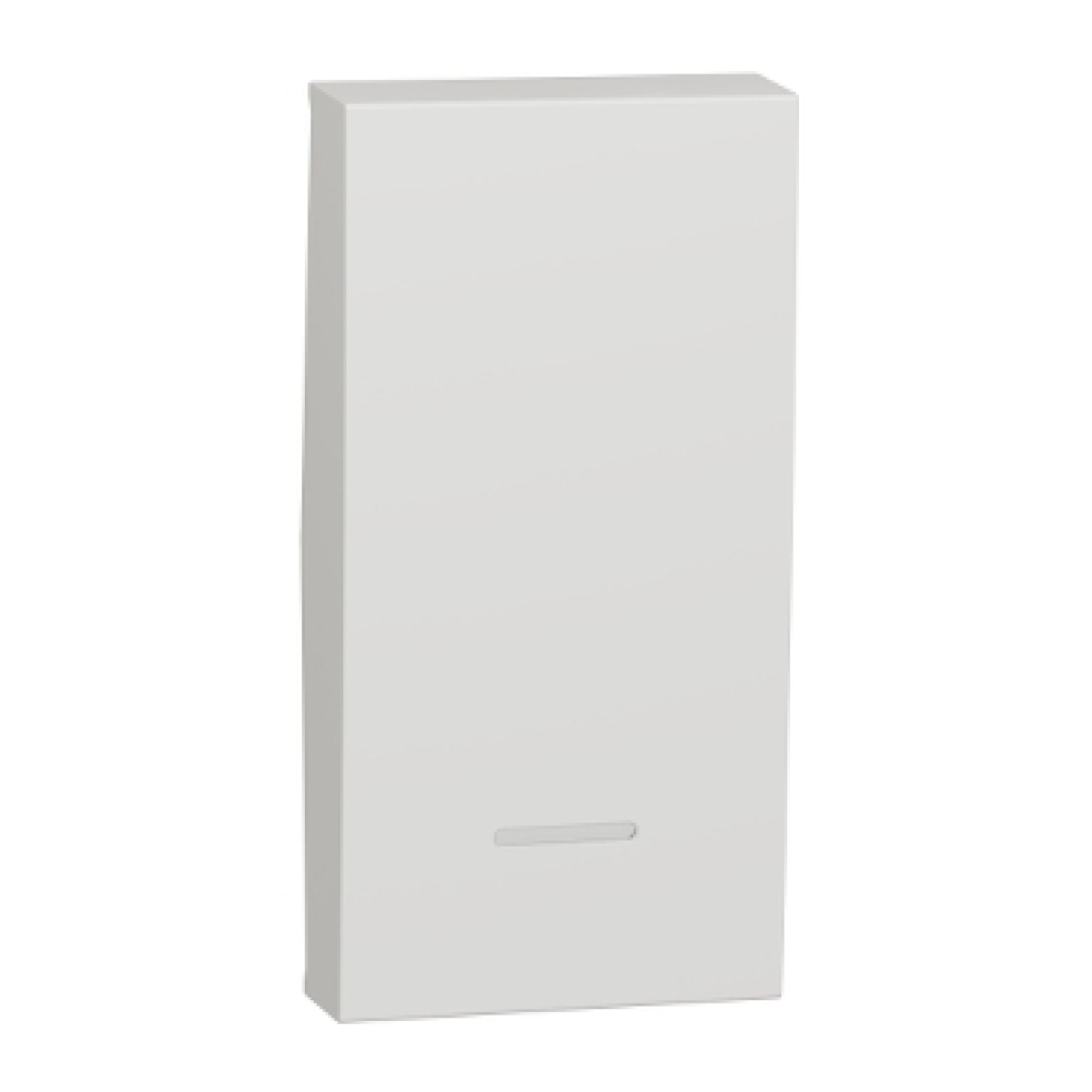 Nova Unica - Tecla simples com visor - Branco