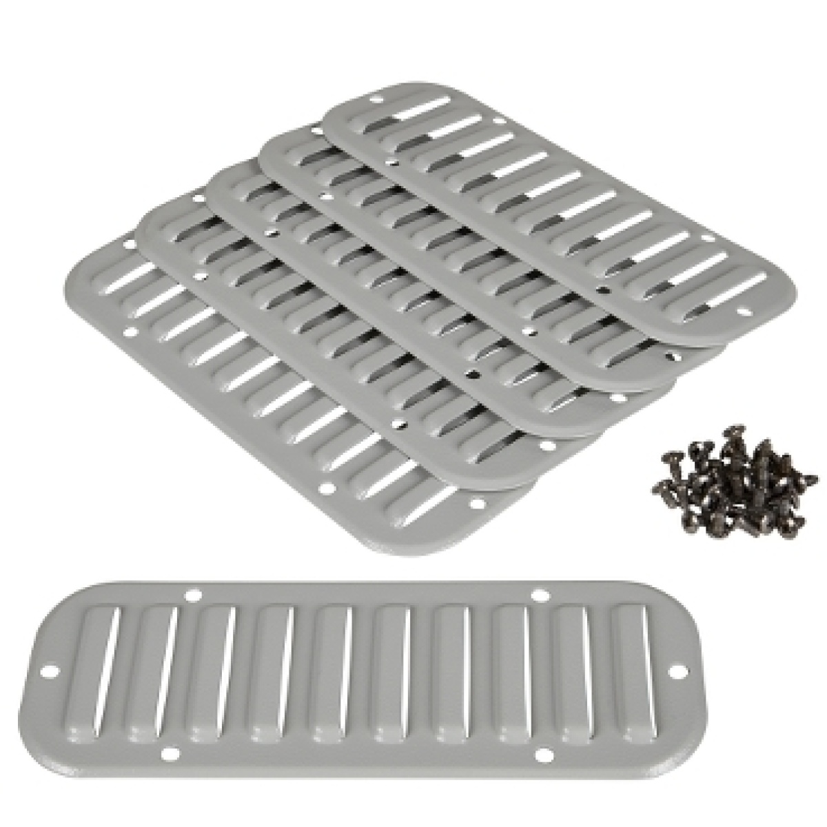 Metal Outlet grille - cut-out 317x91mm ext dim 345x118mm IP20