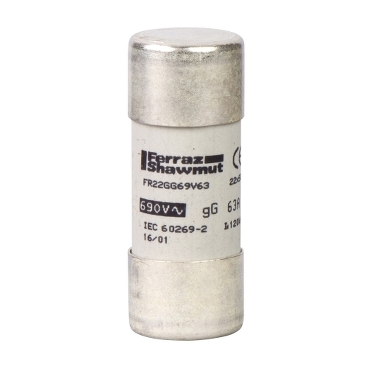 TeSys porta-fusível - cartucho fusível 22 x 58 mm gG 40 A - s indicação