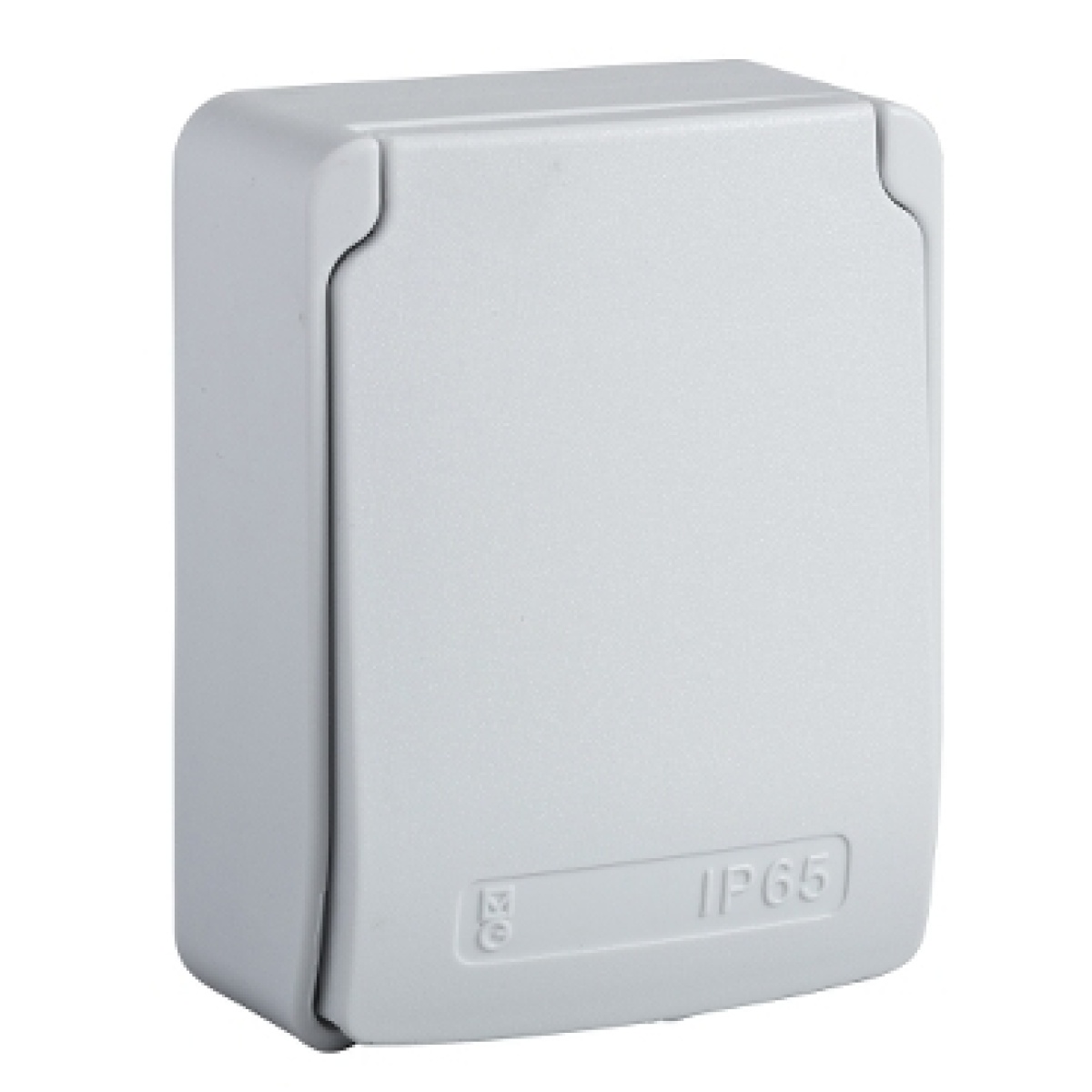 PratiKa socket - grey - 2P  E - 1016 A - 250 V - British - IP65 - surface