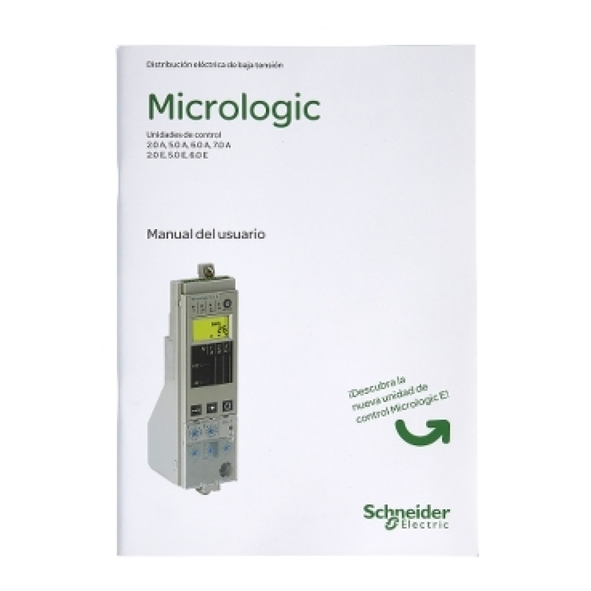 control unit Micrologic 5.0 E, Compact NS 630b to 1600 circuit breakers, drawout, LSI protections