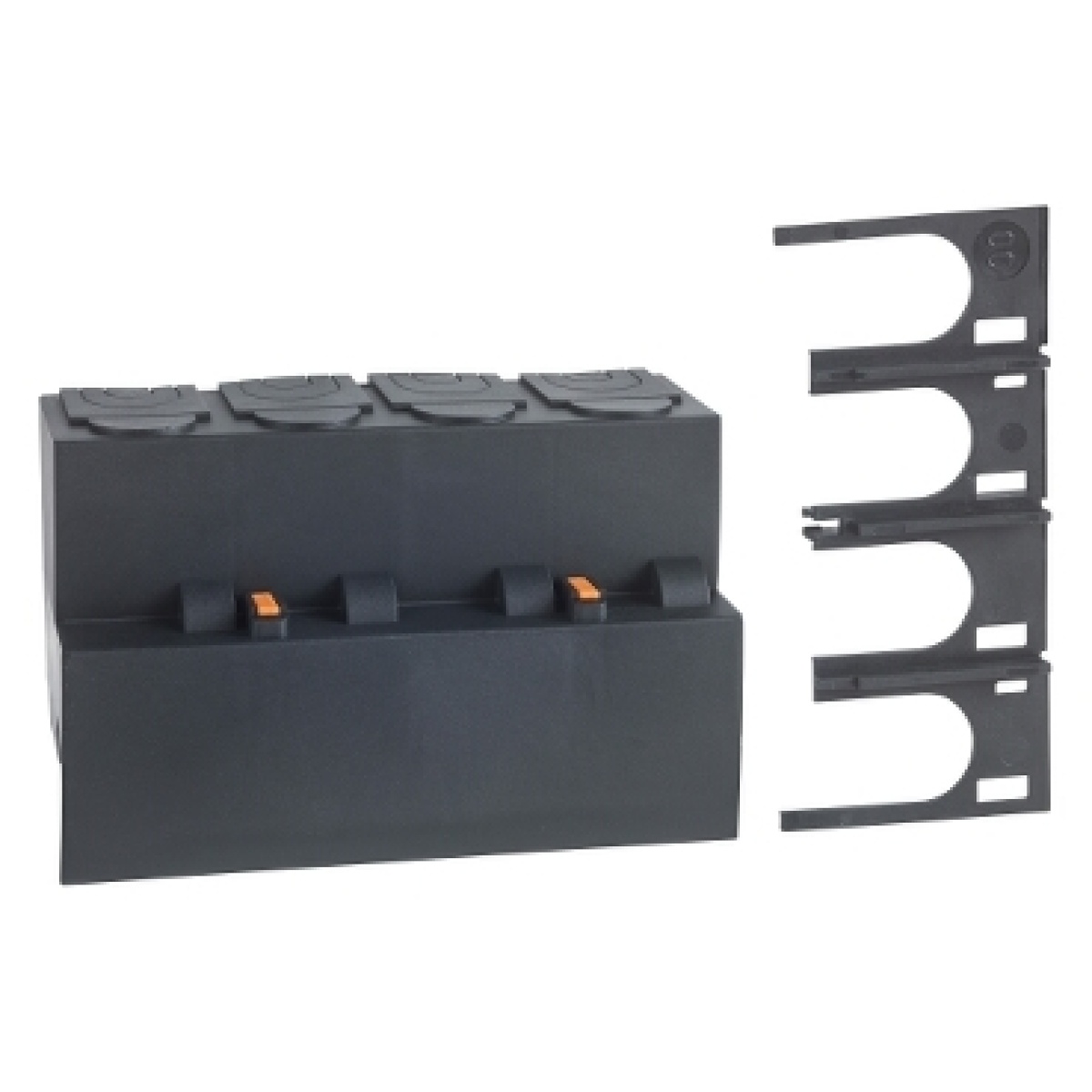 terminal shield - 4 poles - for NG125 and Vigi NG125