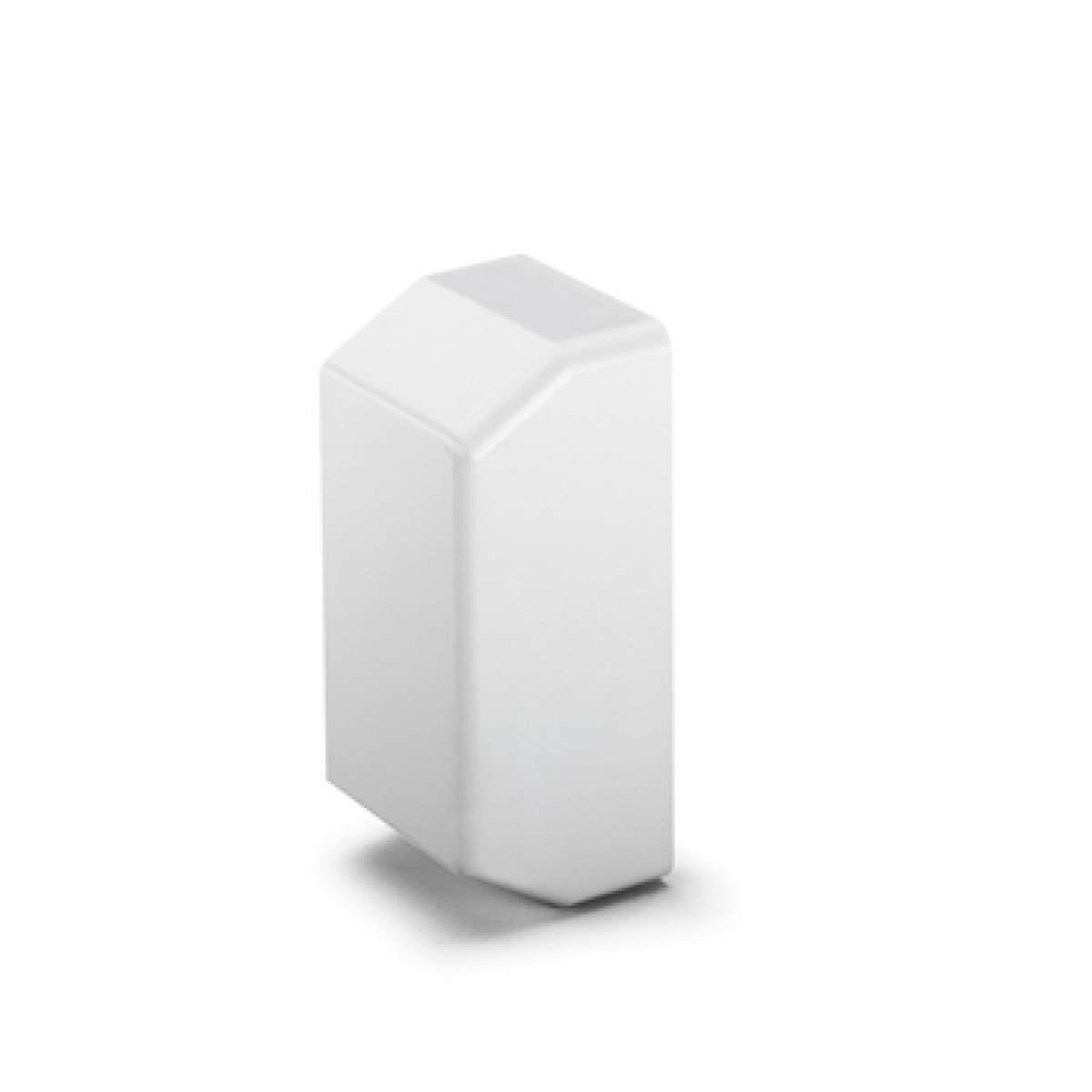 Climacanal - stop end for pipe trunking - 60 x 160 mm - PVC - white