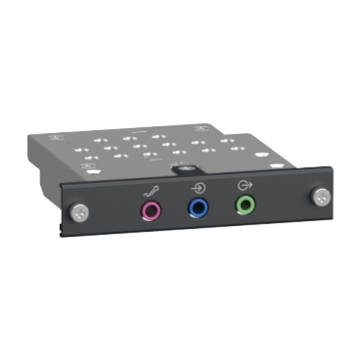 Interface de expansão áudio com 1 entrada de microfone, 1 entrada de linha, 1 saída de linha, Harmony P6