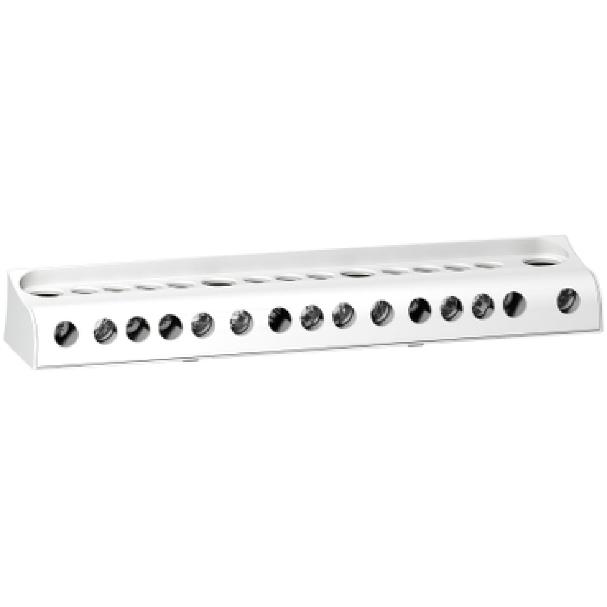Linergy - additional Neutral bar for screw distri block - 125 A - 15 connections