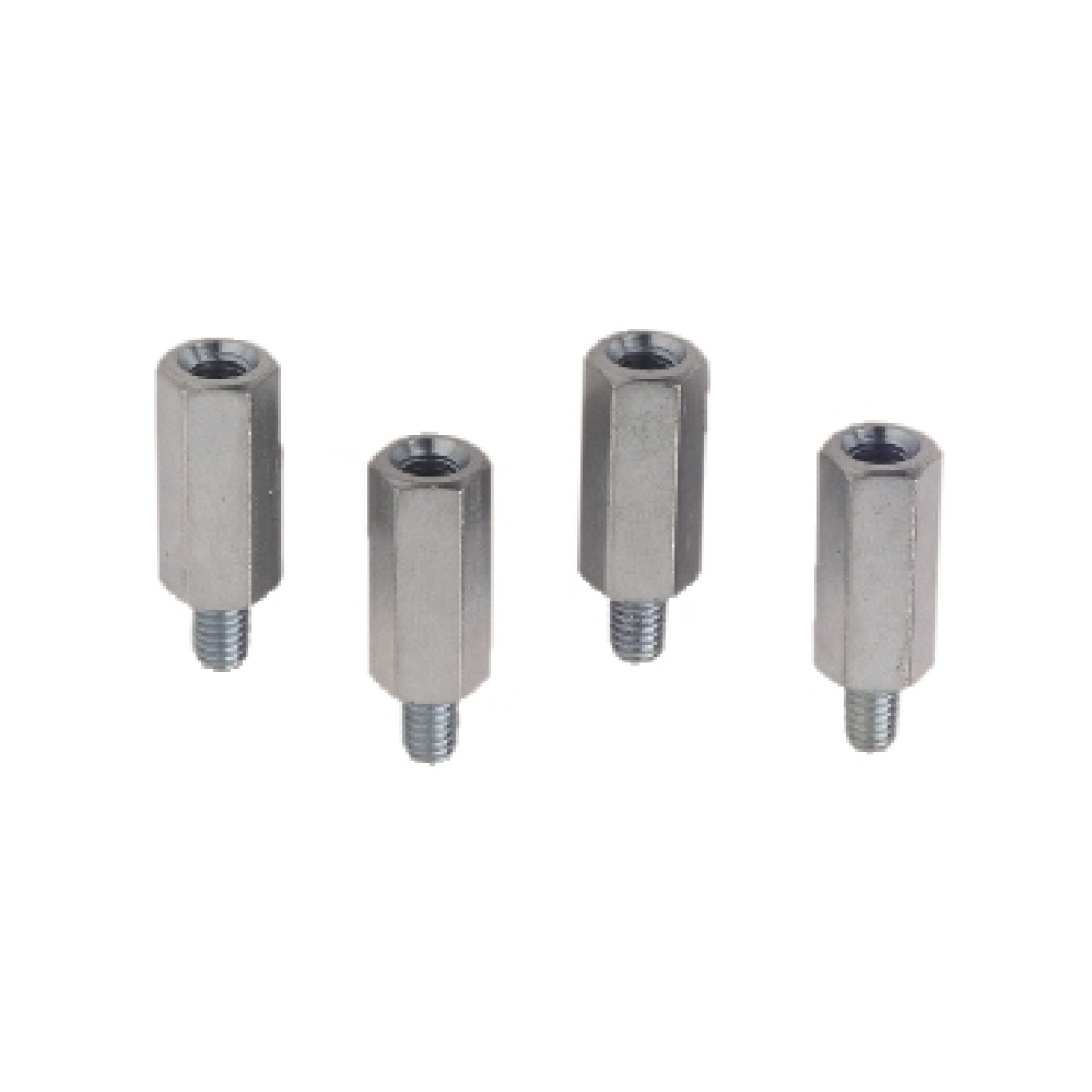 Hexagonal spacers M6 height 20 for raising mounting plates, etc. Supply 100