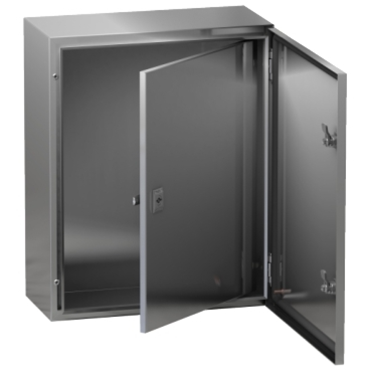 Internal door for Spacial WM encl. H400xW300 steel, RAL7035.Adjustable in depth