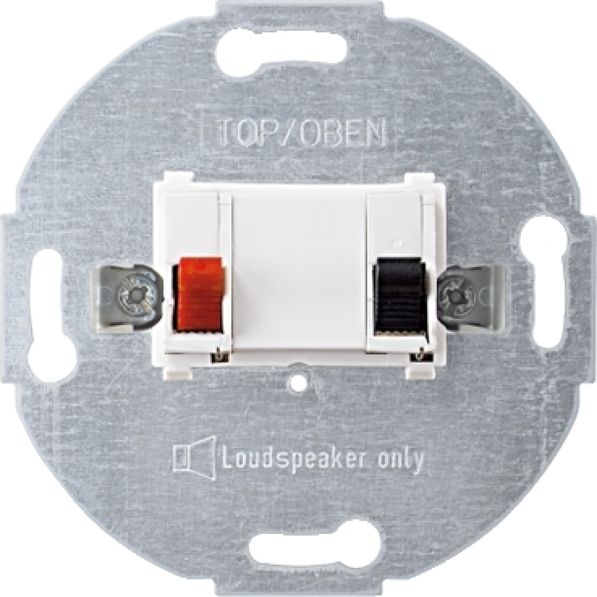 Tomada altifalante simples - Branco