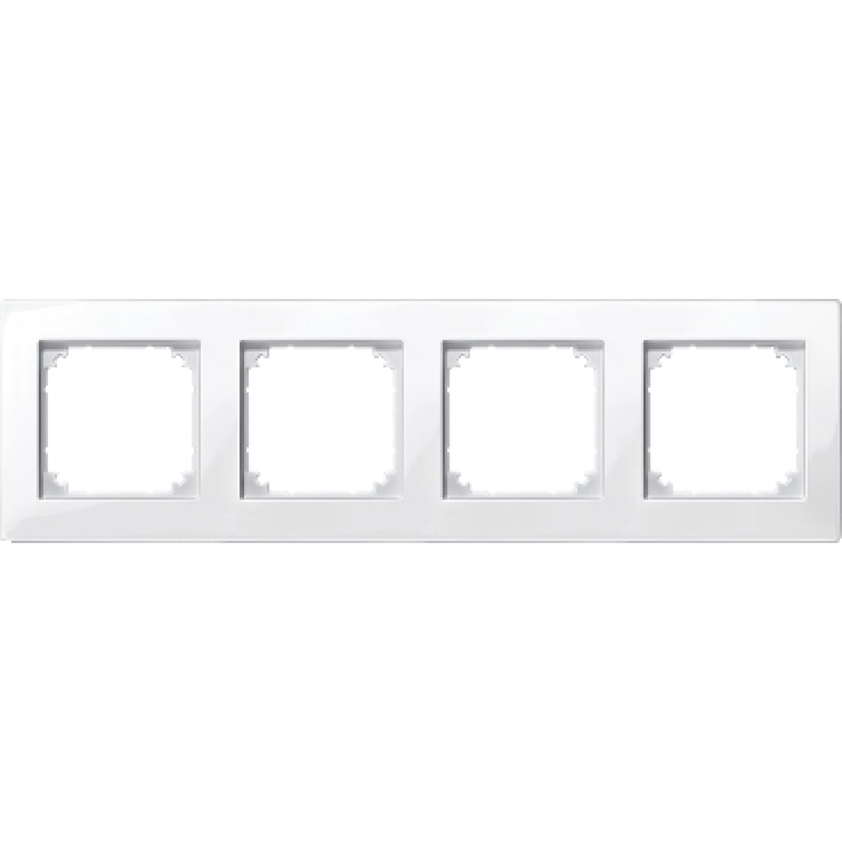 Quadro M-Plan, 4 elementos, branco polar