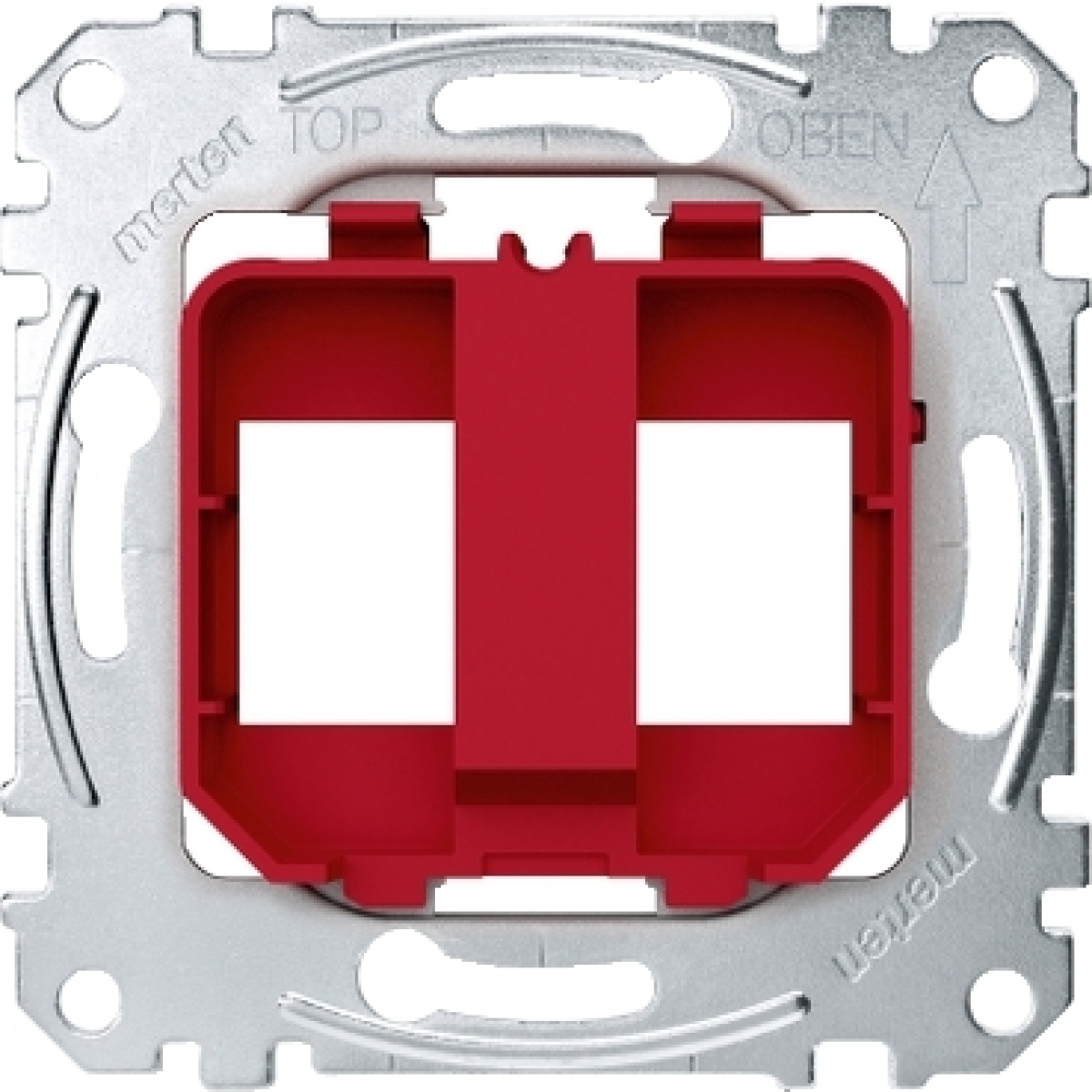 teclas de suporte para conector modular, vermelho