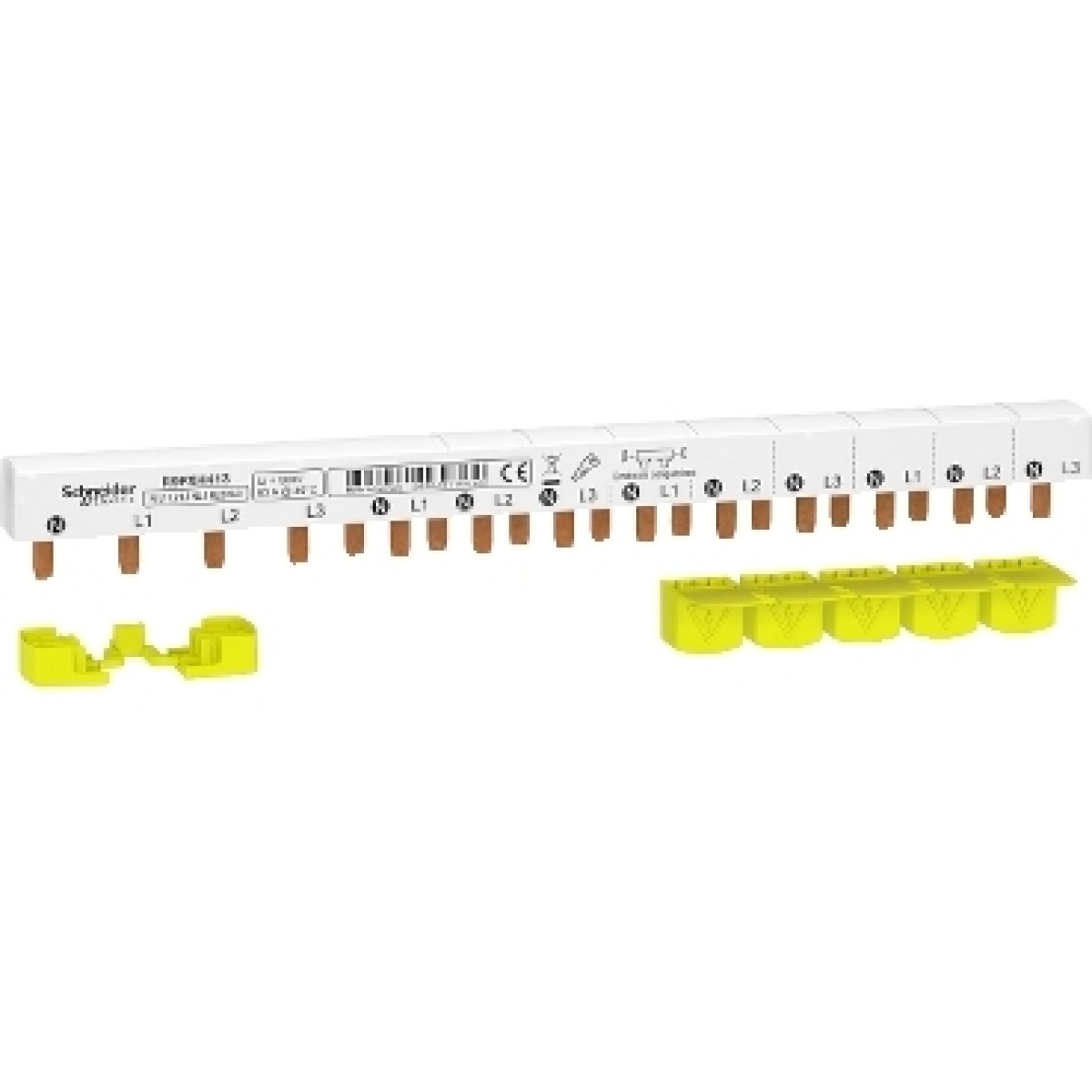 RESI9 - Pente de ligação - 3PN - 18mm - 13 módulos - 63A