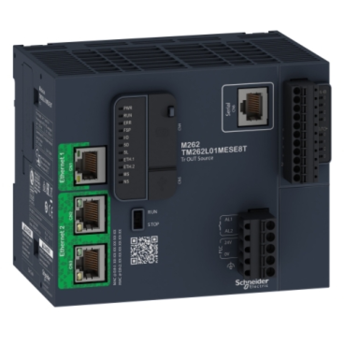 Controlador lógico M262, 5nsinstrução optimizado, Ethernet