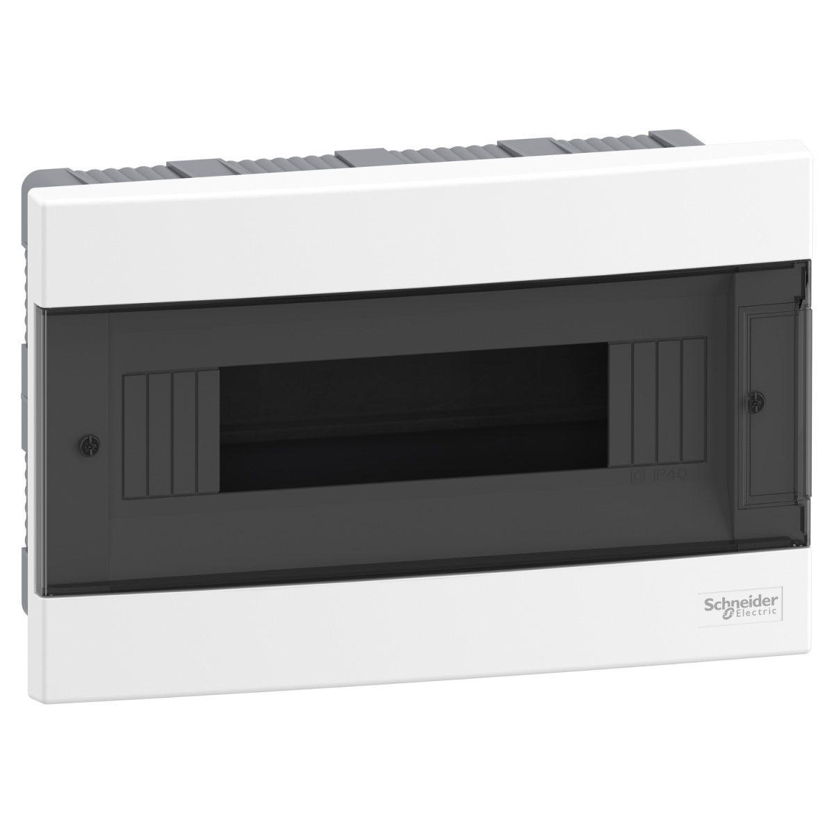 Easy9 EU - Quadro de encastrar - IP40 - 1x12 módulos - porta fumada