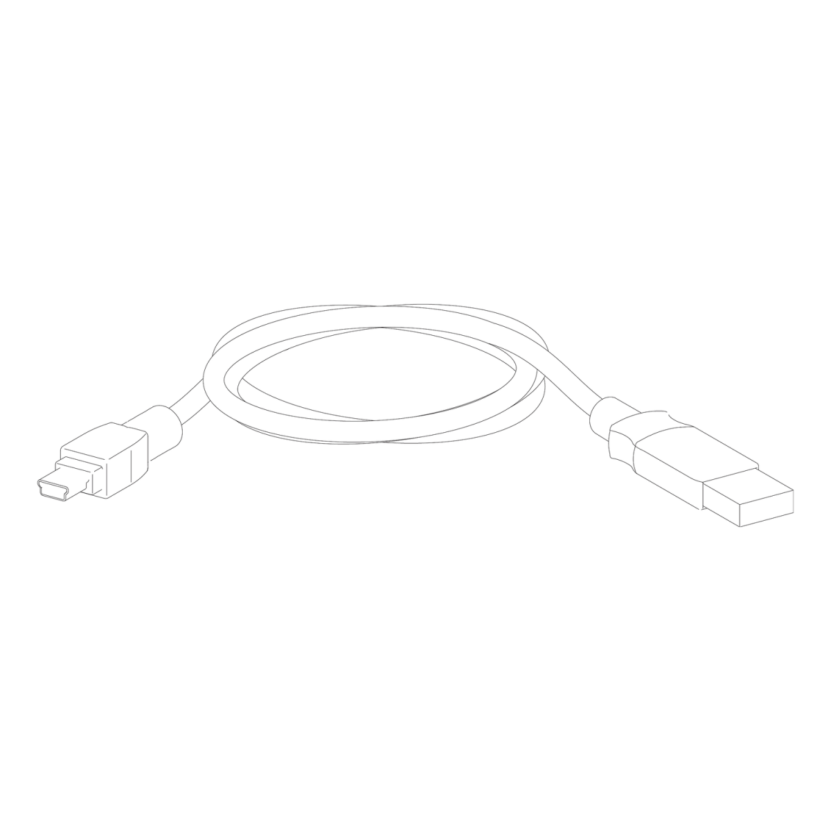 USB cable miniUSBUSB - For Micrologic X - spare part