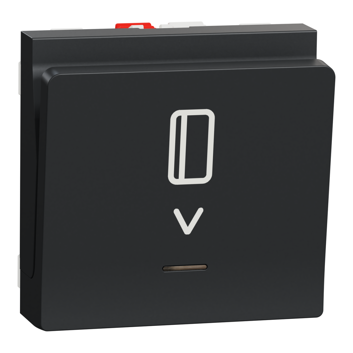 Nova Unica - Interruptor de cartão - luminoso - 10A - Antracite