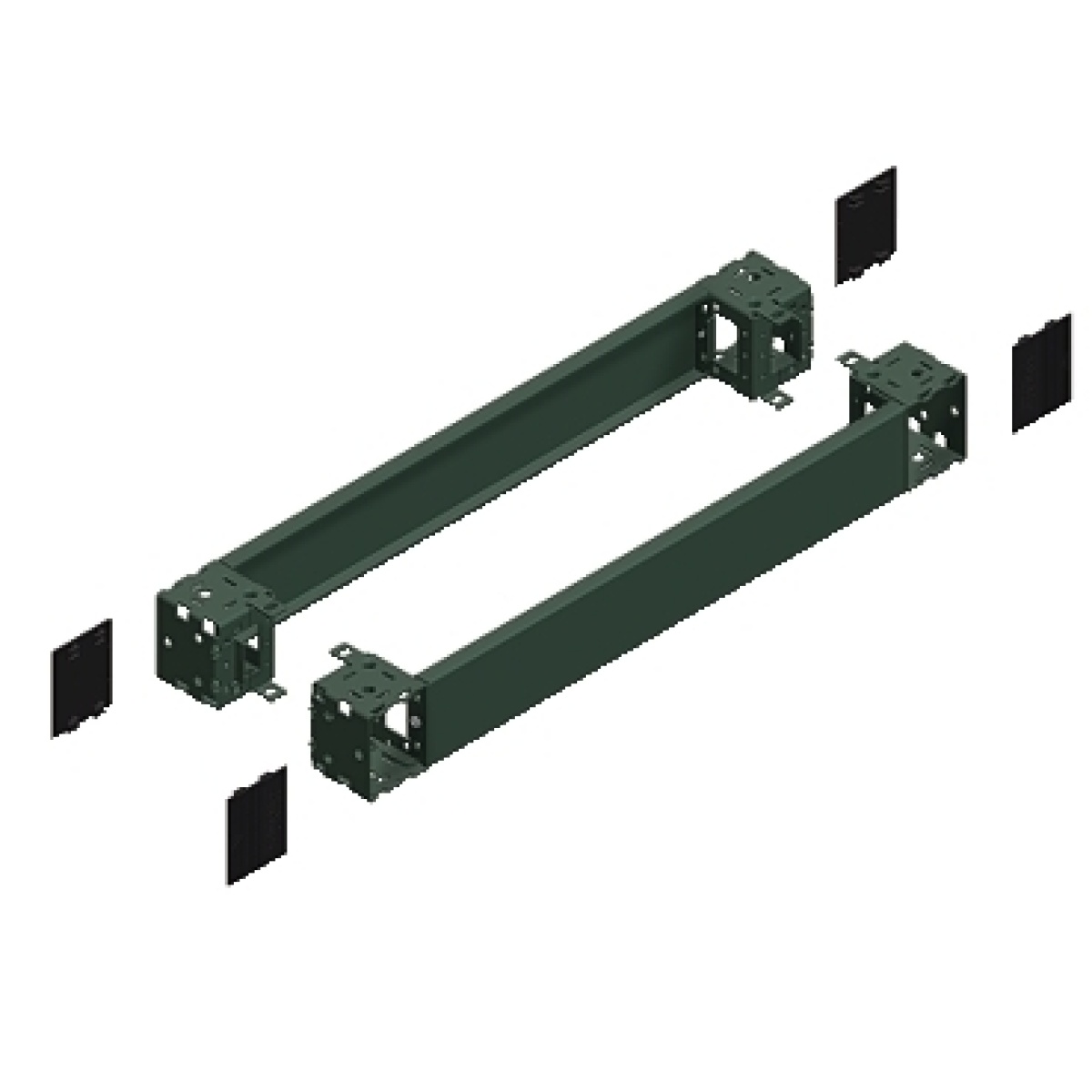 Spacial SFSM  Rodapé frontal - 100x1000 mm