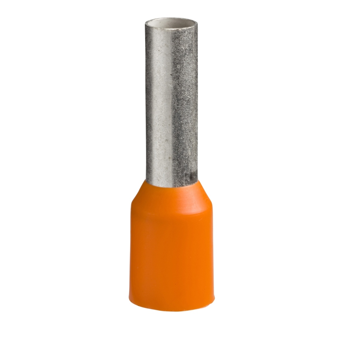 ponteira simples  tamanho longo  4 mm2 - laranja