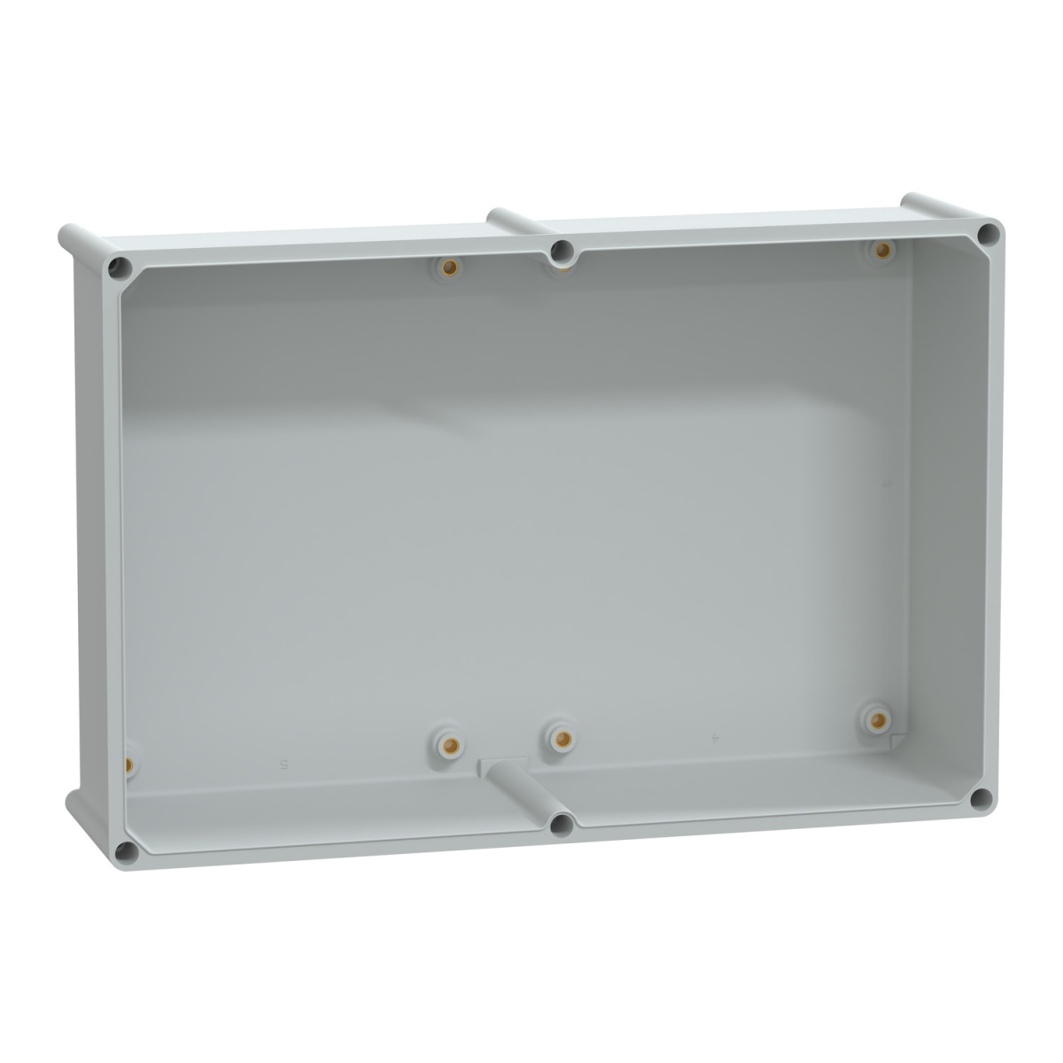 Caixa PLS, traseira em poliéster, cobertura opaca para PC IP66 36x54x18cm