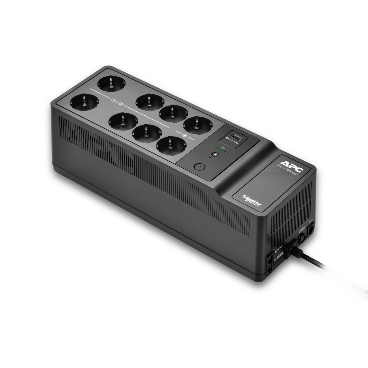 APC Back-UPS 650VA, 230V, 1 USB charging port