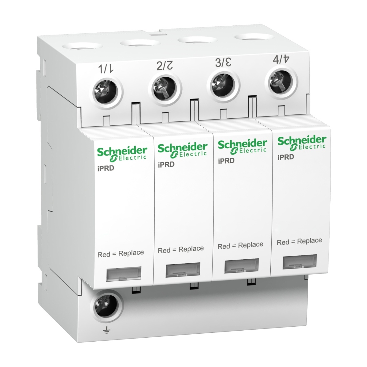 Descarregador de sobretensões iPRD 40r kA 350V 4P com sinalização