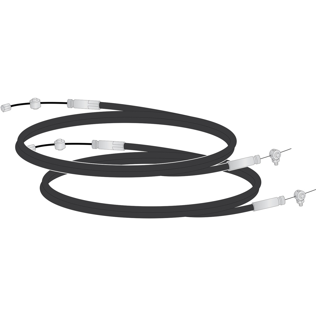 2 cables for interlocking - 6 meters - spare part