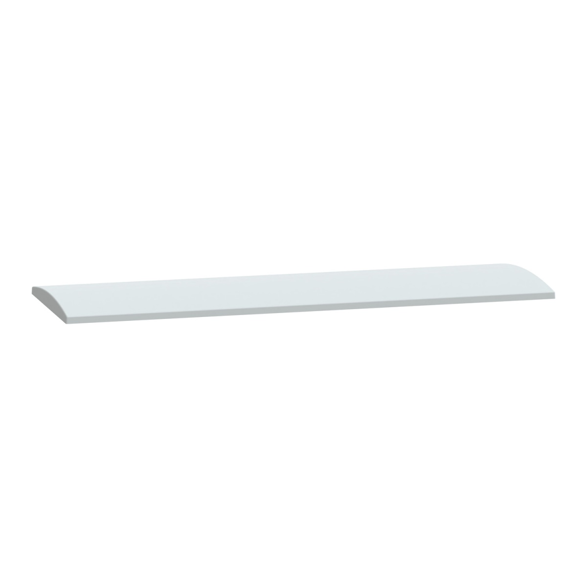 Tejadilho de poliéster para armário PLA W1250xD420 mm