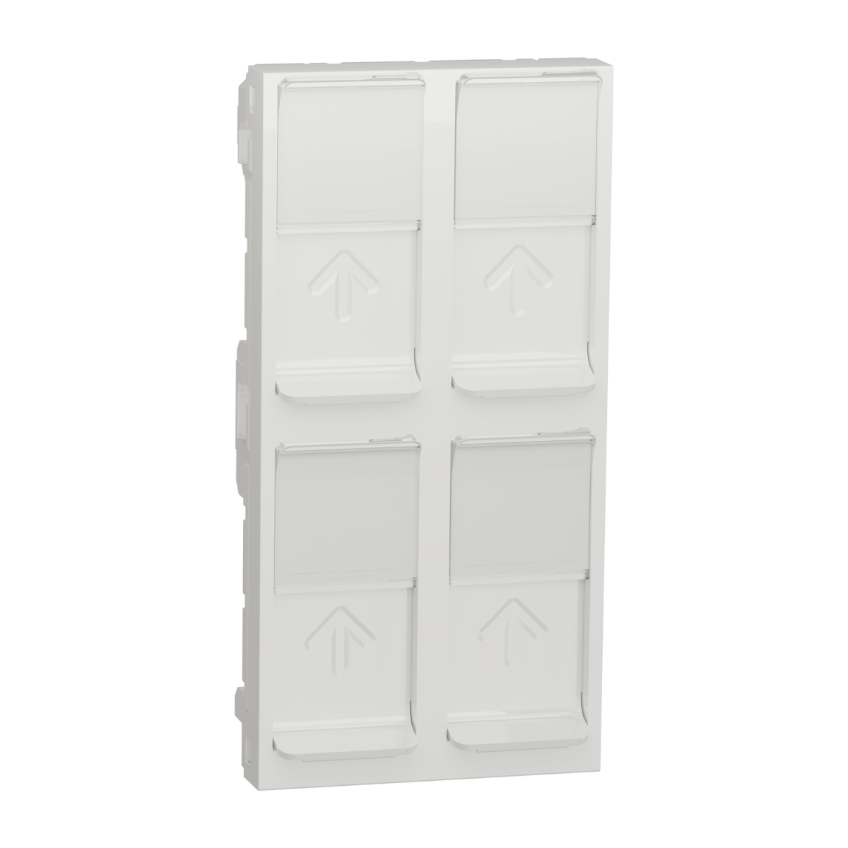 Nova Unica  - Centro tomada quadr RJ45 S-One Branco
