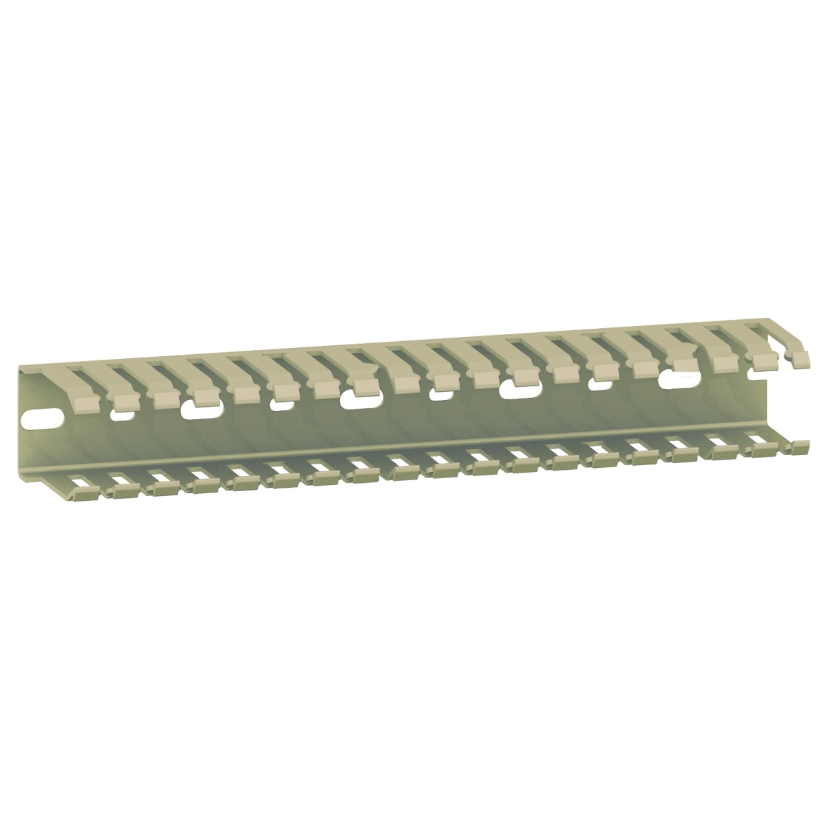 Cable duct - 25 x 25 mm - without cover - grey