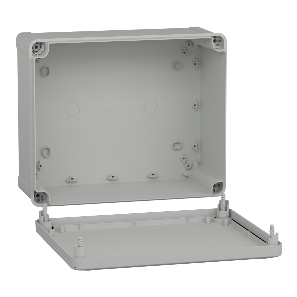 PC box IP66 IK08 RAL7035 Int.H275W225D120 Ext.H291W241D128 opaque PC cover H20