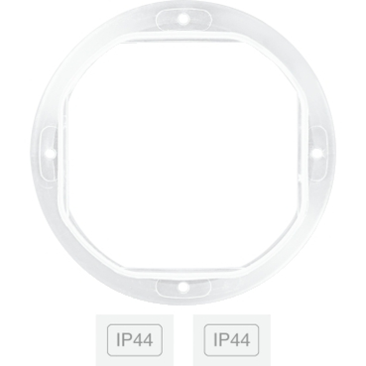Anel de vedação Aquadesign para aumentar o nível de proteção para IP 44